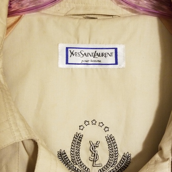 YVES ST LAURENT VTG.TRENCH.MENS;I WORE FOR YEARS
